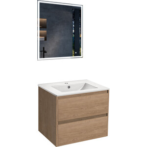 Мебель для ванной Vincea Gio 60х46 N.Oak раковина norm fit 60х46 6895b099 1778