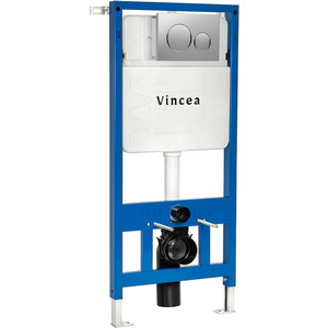 Инсталляция для унитаза Vincea VIS-601 с клавишей хром инсталляция с клавишей am pm spirit 2 0 is49001 701700