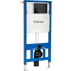 Инсталляция для унитаза Vincea VIS-601 с черной матовой клавишей инсталляция с клавишей am pm spirit 2 0 is49001 701700