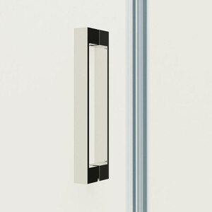 Душевая дверь Vincea Extra 110-120х200 прозрачная, черный (VDP-1E1112CLB)