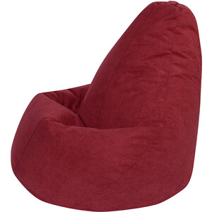Кресло-мешок DreamBag Бордовый Велюр L 100х70