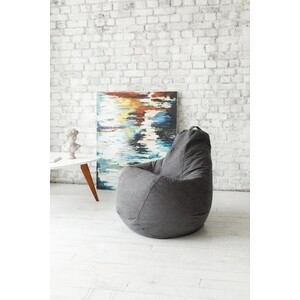 Кресло-мешок DreamBag Графит Велюр 3XL 150х110