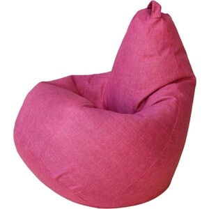 Кресло-мешок DreamBag Груша Розовая Рогожка 2XL 135х95 кресло мешок dreambag груша бежевая рогожка l 100х70