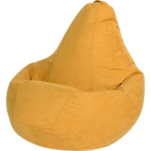 Кресло-мешок DreamBag Желтый Велюр 2XL 135х95 кресло мешок dreambag синий велюр 3xl 150х110