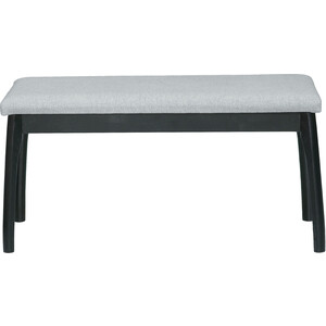 Скамья для прихожей Мебелик мягкая, серый, каркас венге (П0005672)