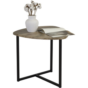 Стол журнальный Мебелик BeautyStyle 11 дуб крымский состаренный, черный (П0005947) игровой стол трансформер dfc