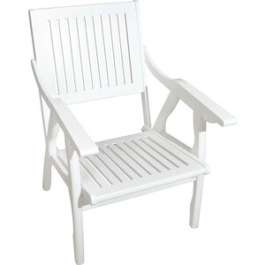 Кресло Мебелик Массив решетка, каркас снег (П0005876)
