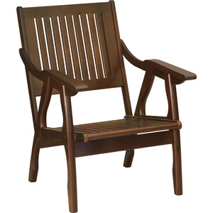 Кресло Мебелик Массив решетка, каркас орех (П0005874) кресло мебелик массив решетка каркас снег п0005876