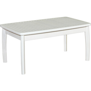 Стол журнальный Мебелик Массив решетка, снег (П0005878) мебелик стол обеденный массив решетка венге