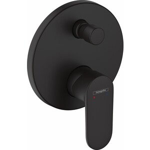 Смеситель для ванны Hansgrohe Vernis Blend для механизма 01800180, матовый черный (71466670)