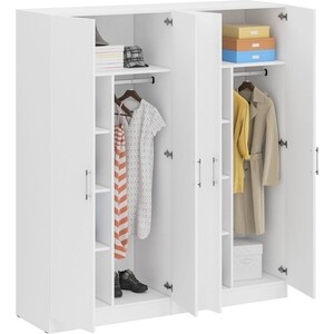 Комплект шкафов СВК Стандарт 180х52х200 белый (1024328)
