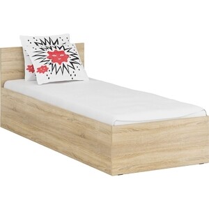Кровать СВК Стандарт 80х200 дуб сонома (1024235) односпальная кровать woodville адайн 80х200 венге венге
