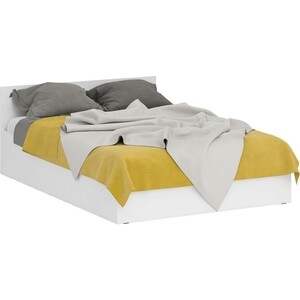 Кровать СВК Стандарт 140х200 белый (1024224) кровать с ящиками свк стандарт 160х200 белый 1024230