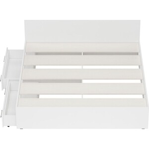 Кровать с ящиками СВК Стандарт 180х200 белый (1024231)