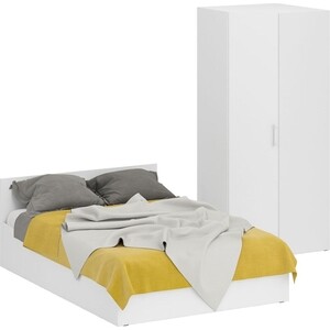 Комплект мебели СВК Стандарт кровать 140х200, шкаф угловой 81,2х81,2х200, белый (1024260) комплект аксессуаров для роботов пылесосов dreame rak12