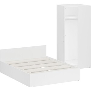 Комплект мебели СВК Стандарт кровать 160х200, шкаф угловой 81,2х81,2х200, белый (1024263)
