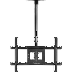 Кронштейн для телевизора Onkron N1L черный 32''-80'' макс.68.2кг потолочный поворот и наклон кронштейн для проектора cactus cs vm pr05l al серебристый макс 22кг потолочный поворот и наклон