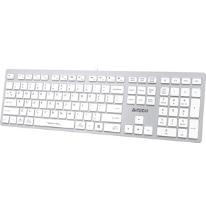 Клавиатура A4Tech Fstyler FX50 белый USB slim Multimedia (FX50 WHITE) Fstyler FX50 белый USB slim Multimedia (FX50 WHITE) - фото 4