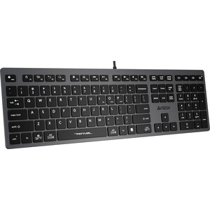 Клавиатура A4Tech Fstyler FX50 серый USB slim Multimedia (FX50 GREY) Fstyler FX50 серый USB slim Multimedia (FX50 GREY) - фото 3