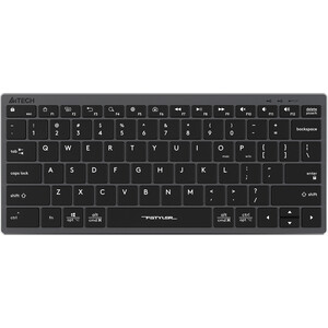 Клавиатура A4Tech Fstyler FX51 серый USB slim Multimedia (FX51 GREY) клавиатура oklick 550ml белый usb slim multimedia led 1061618