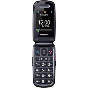Мобильный телефон Panasonic TU456 синий раскладной