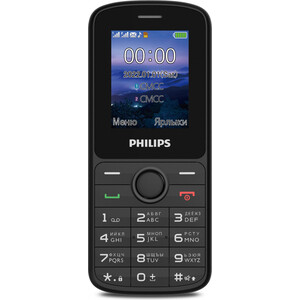 Мобильный телефон Philips E2101 Xenium черный мобильный телефон philips e2601 xenium красный раскладной