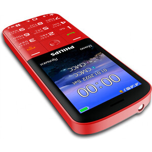 Мобильный телефон Philips E227 Xenium 32Mb красный 867000184494 - фото 4