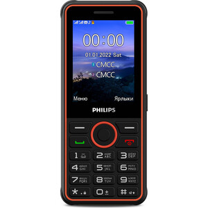 Мобильный телефон Philips E2301 Xenium 32Mb темно-серый мобильный телефон philips e2601 xenium синий