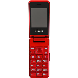 Мобильный телефон Philips E2601 Xenium красный раскладной CTE2601RD/00 - фото 2