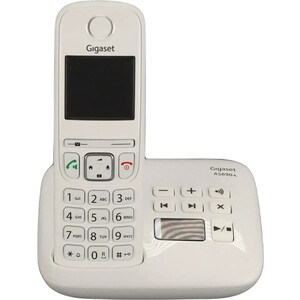 Радиотелефон Gigaset AS690A RUS белый автооветчик АОН dect телефон gigaset a270 sys rus белый