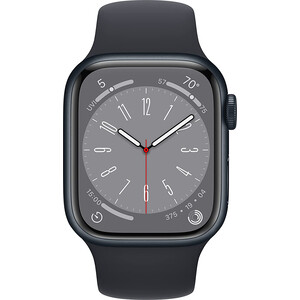 Смарт-часы Apple Watch Series 8 А2770 41мм OLED LTPO темная ночь (MNU73LL/A)