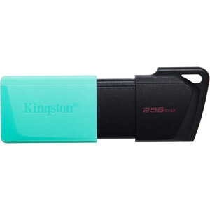Флеш Диск Kingston 256Gb DataTraveler Exodia M DTXM/256GB USB3.0 черный/зеленый флеш накопитель sandisk ultra fit [3 1 64 gb пластик ]