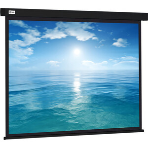 Экран для проектора Cactus 104.6x186 см Wallscreen CS-PSW-104X186-BK 16:9 настенно-потолочный рулонный черный - фото 1