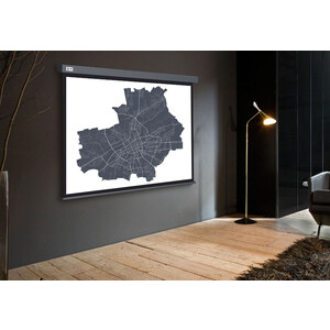 Экран для проектора Cactus 180x180 см Wallscreen CS-PSW-180X180-SG 1:1 настенно-потолочный рулонный серый