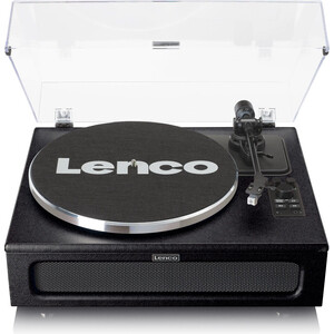 Виниловый проигрыватель Lenco LS-430 BLACK с 4 встроенными динамиками проигрыватель lenco ls 470wa