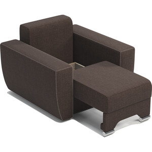 Кресло Шарм-Дизайн ЕвроШаг шоколадная рогожка