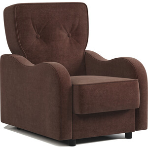 Кресло для отдыха Шарм-Дизайн Классика В велюр Дрим, шоколад кресло для отдыха либерти тк 233