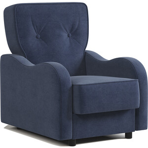 Кресло для отдыха Шарм-Дизайн Классика В велюр Ультра, миднайт кресло для отдыха либерти тк 233