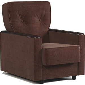 Кресло для отдыха Шарм-Дизайн Классика Д велюр Дрим, шоколад кресло для отдыха либерти тк 233
