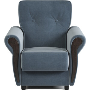 Кресло для отдыха Шарм-Дизайн Классика М велюр Дрим, океан