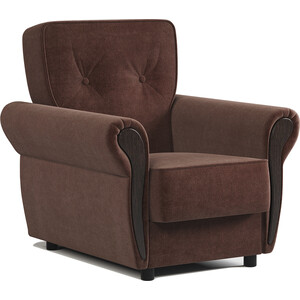 Кресло для отдыха Шарм-Дизайн Классика М велюр Дрим, шоколад кресло для отдыха либерти тк 233