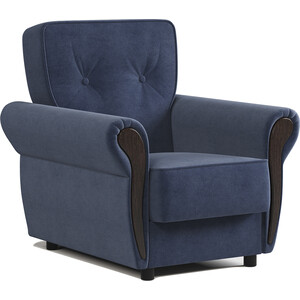 Кресло для отдыха Шарм-Дизайн Классика М велюр Ультра, миднайт кресло для отдыха либерти тк 233