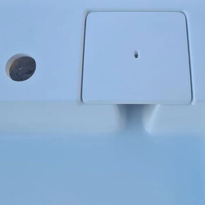 Раковина над стиральной машиной GreenStone Rida 60х50 с кронштейнами, белая