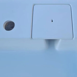 Раковина над стиральной машиной GreenStone Rida 60х60 с кронштейнами, белая