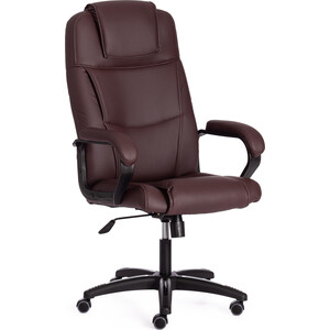 Кресло TetChair Bergamo (22) кож/зам коричневый 36-36 кресло tetchair comfort lt 22 кож зам коричневый 36 36