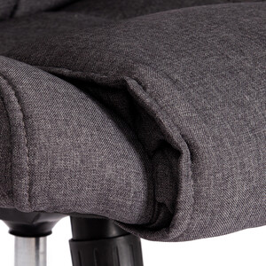 Кресло TetChair Bergamo хром (22) ткань темно-серый F68
