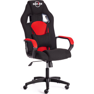 Кресло TetChair Driver (22) ткань, черный/красный 2603/TW-08 кресло tetchair driver 22 ткань красный 2603 tw 08