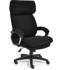 Кресло TetChair Duke флок/ткань, черный/черный 35/TW-11 компьютерное кресло tetchair zero спектр ткань флок ной