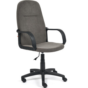 Кресло TetChair Кресло LEADER флок , серый, 29 компьютерное кресло tetchair кресло rio флок кож зам розовый белый 137 36 01