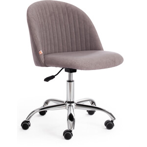 Кресло TetChair Melody велюр Clermon, светло-серый 60 офисное кресло для персонала dobrin terry lm 9400 серый велюр mj9 75